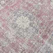 7x10 Faded Grey Beige Turkish Vintage Rug, 216x304Cm