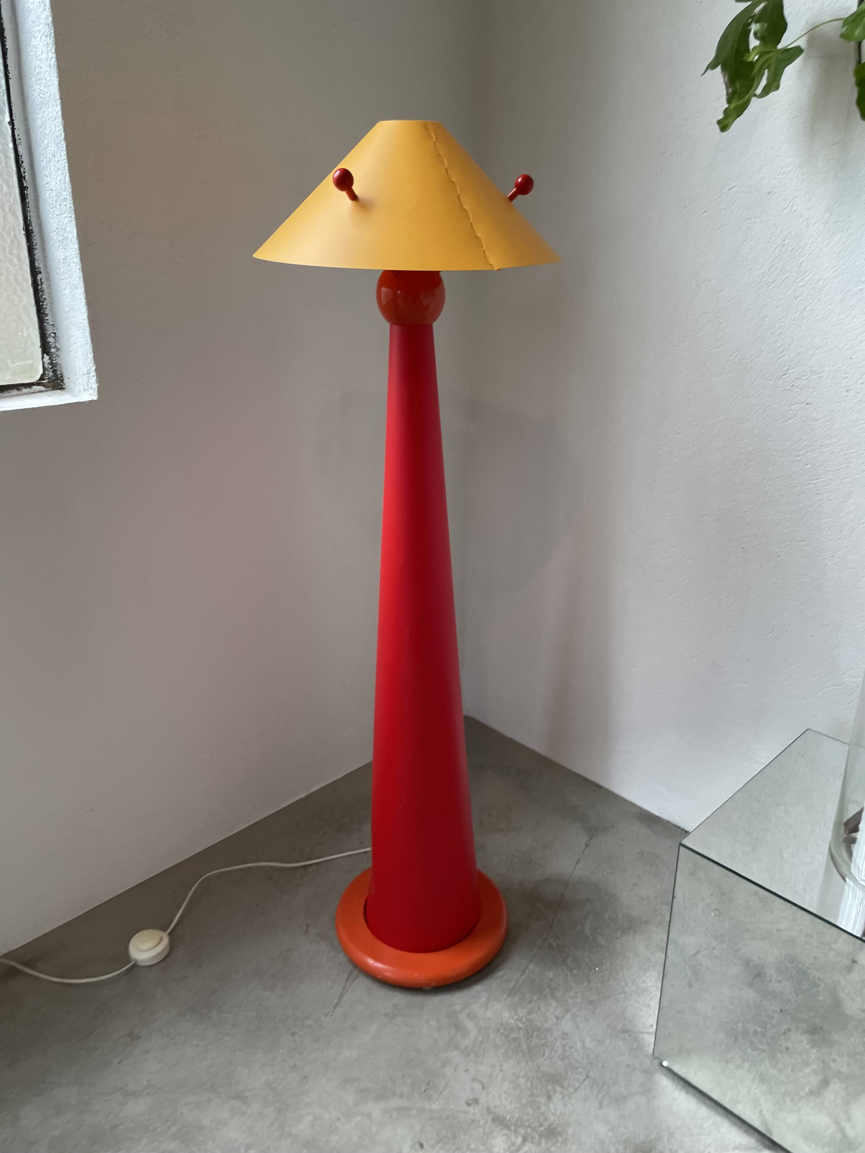 Red pop lamp from the 80s.