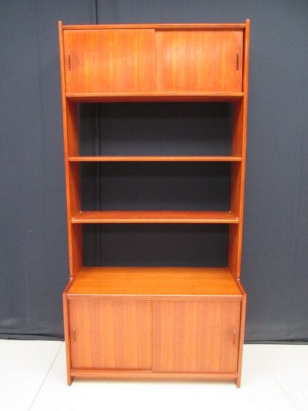 Vintage teak library