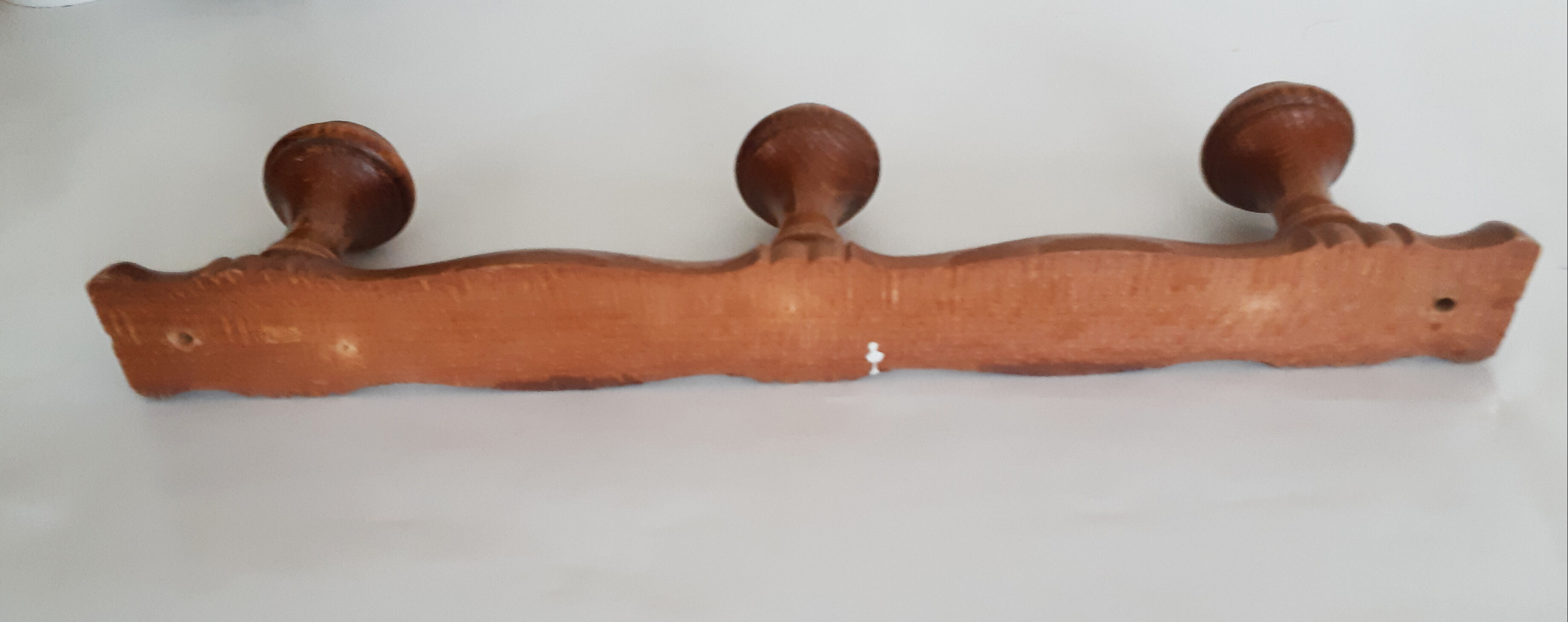 Wooden coat rack