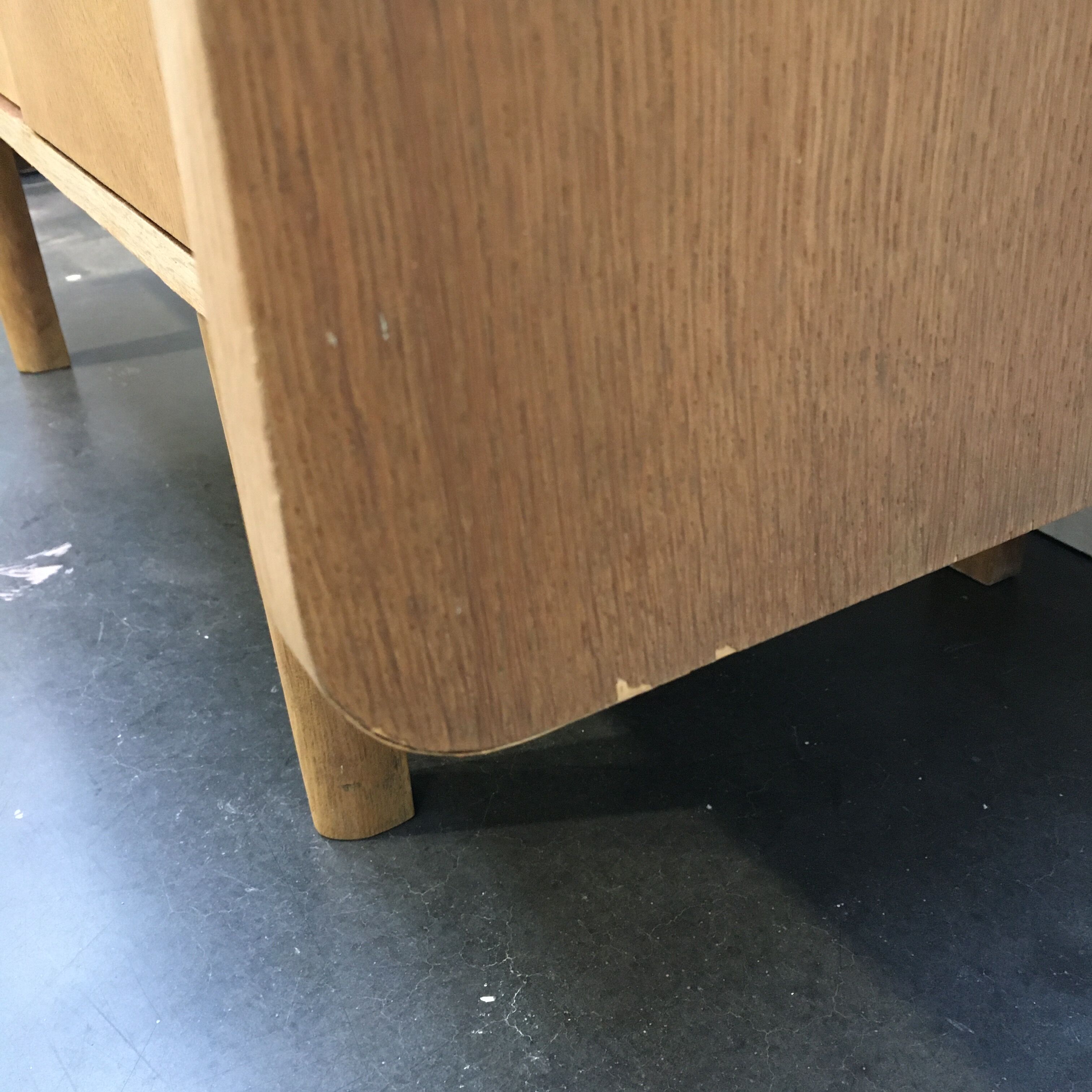 50s vintage oak chest of drawers