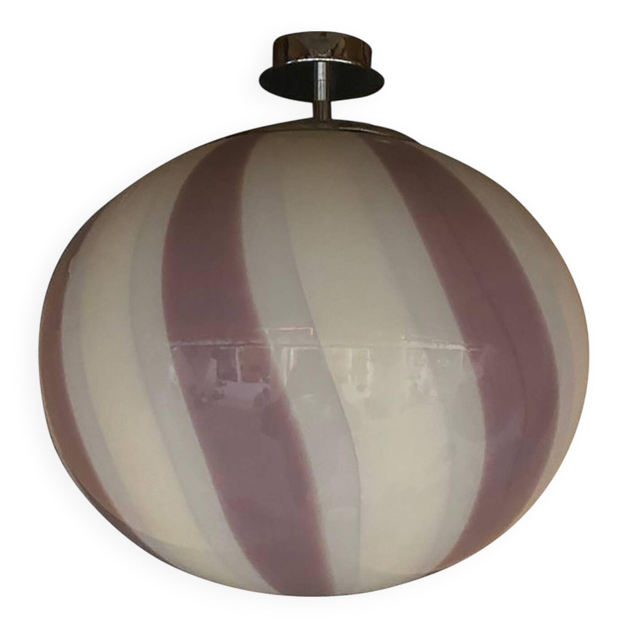 Contemporary Glass Multicolors Pendant Italian
