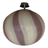 Contemporary Glass Multicolors Pendant Italian