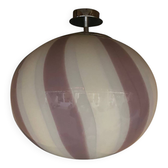 Contemporary Glass Multicolors Pendant Italian