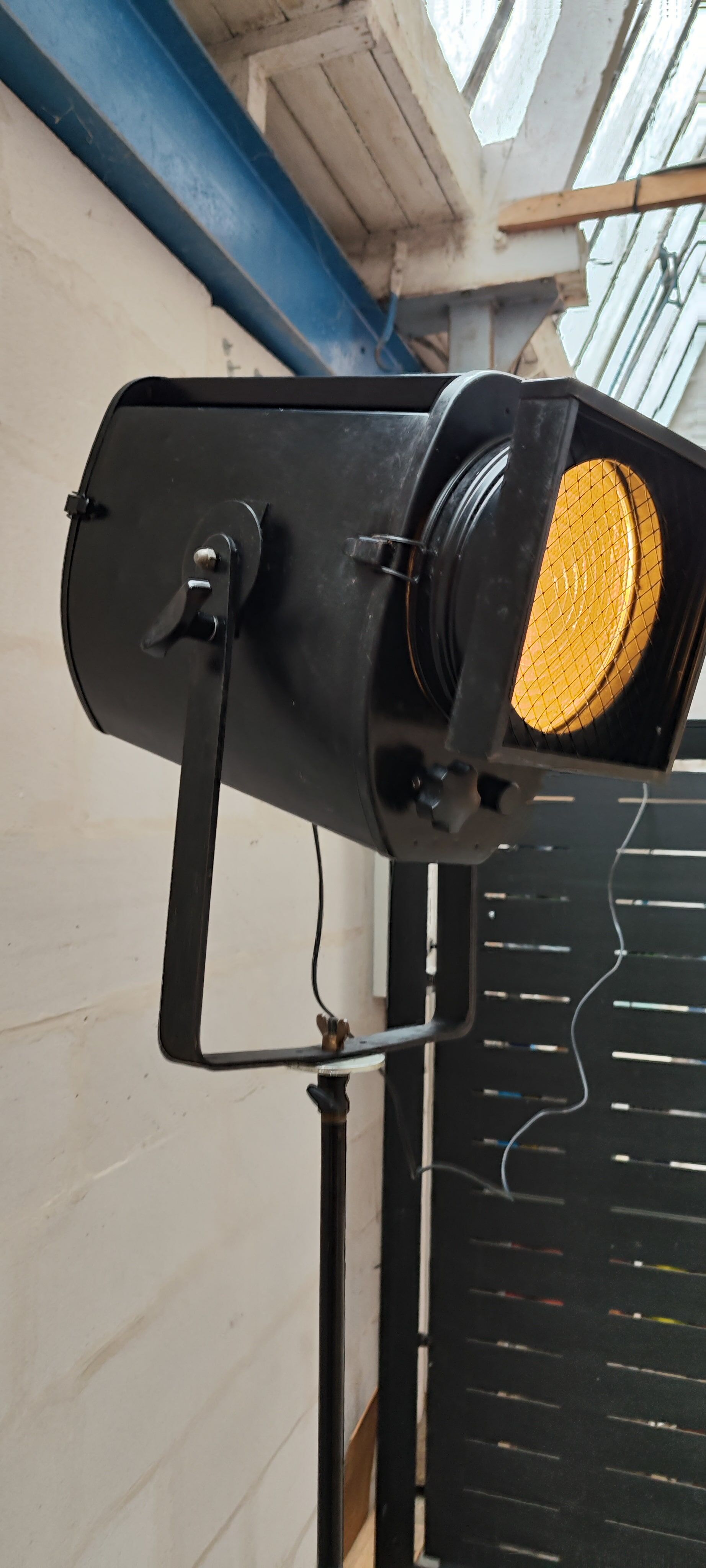 Former large cinema projector or theater 2kw Manfrotto