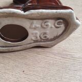 Ceramic doe at rest vintage