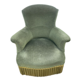 Velvet toad armchair