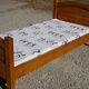 Solid oak bed, 1 place 90x190 cm