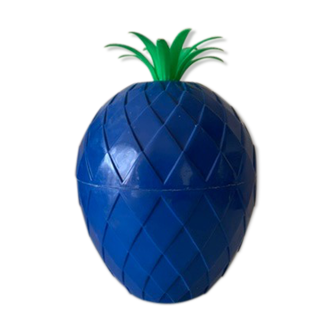 Bac à glaçons ananas bleu vintage