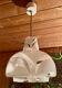 Italian Murano glass chandelier, vintage pendant light, from the 60s