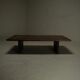 Bamboo and wood coffee table by Axel Vervoordt 1980s