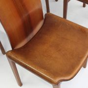 Fiorenza chairs by Tito Agnoli for Molteni, Set of 6