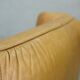 Brutalistic italian leather living room set, 1970, set of 2