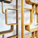 Vintage design wall unit Ludvik Volak room divider Drevopodnik Holesov