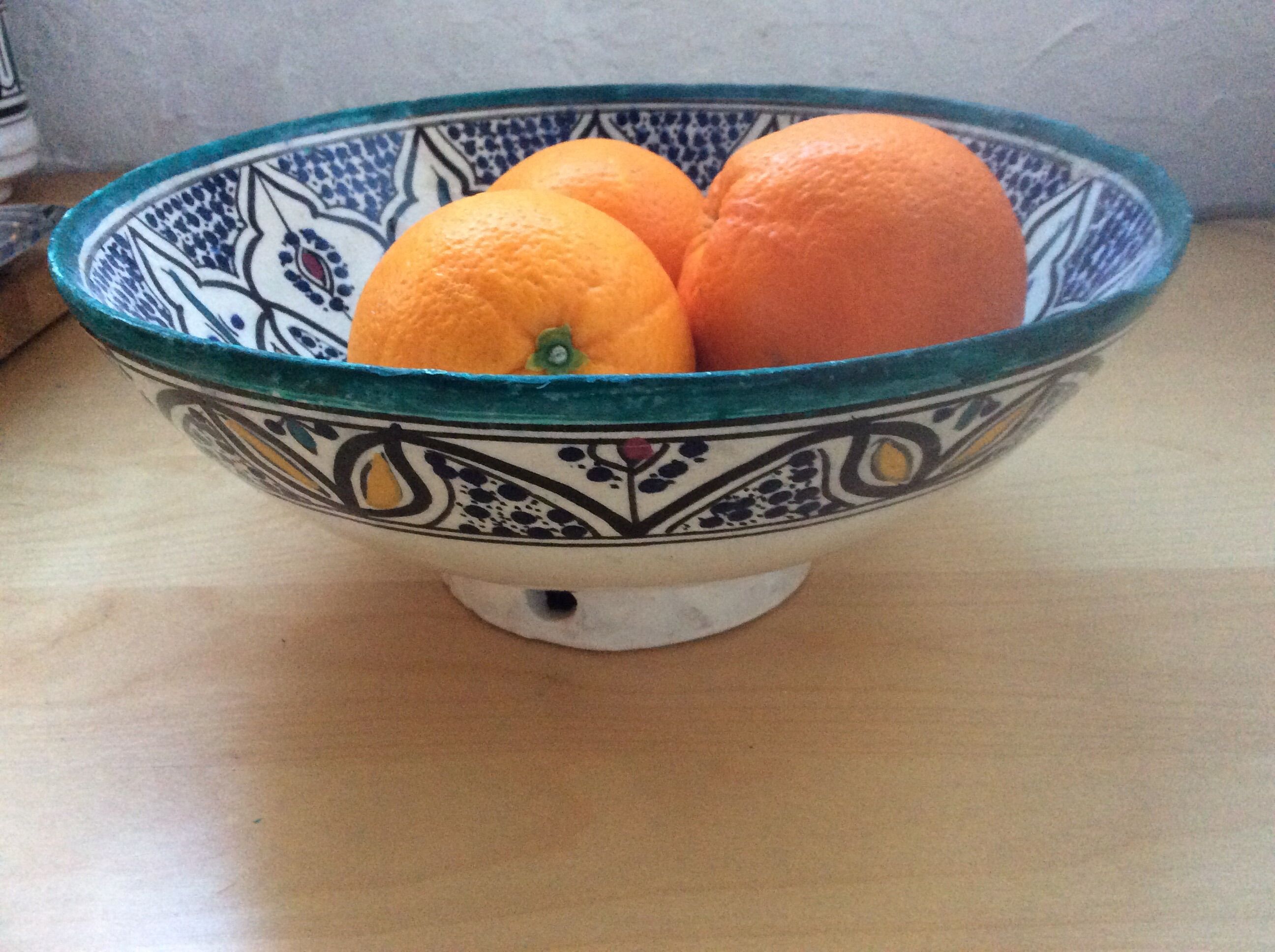Moroccan dish /fruit cut