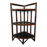 Corner shelf in rattan