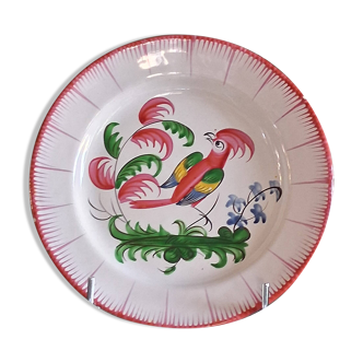 Old earthenware plate from the East / Islettes / St Clément Unmarked in b