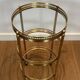 Pair of Art Deco Round Rolling Tables with Removable Tops, Maison Jans