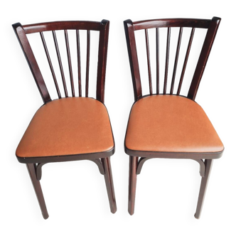 Lot 2 chaises de bistrot Baumann