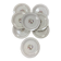 Set of 8 dessert plates Digoin & Sarreguemines Nanteuil