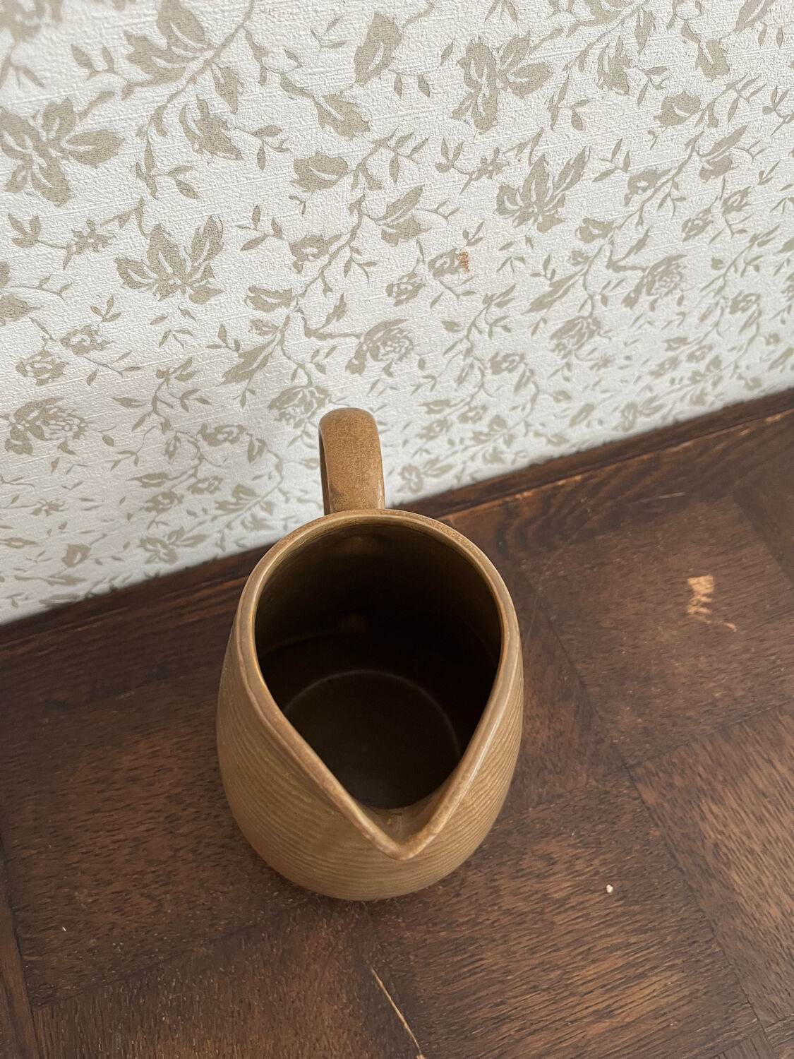 Miroir bois et verre piqué