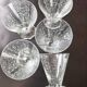 Lot de 34 magnifiques verres en cristal Baccarat
