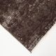 2x10 Soft Wool Dark Gray Turkish Vintage Runner Rug