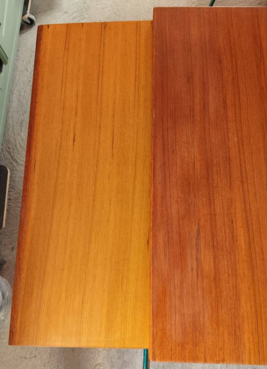 Vintage Scandinavian teak sideboard with writing surface, 1960s.
