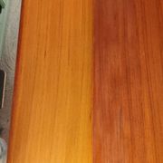 Vintage Scandinavian teak sideboard with writing surface, 1960s.