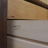 Italian mid century rosewood wardrobe 1950s
