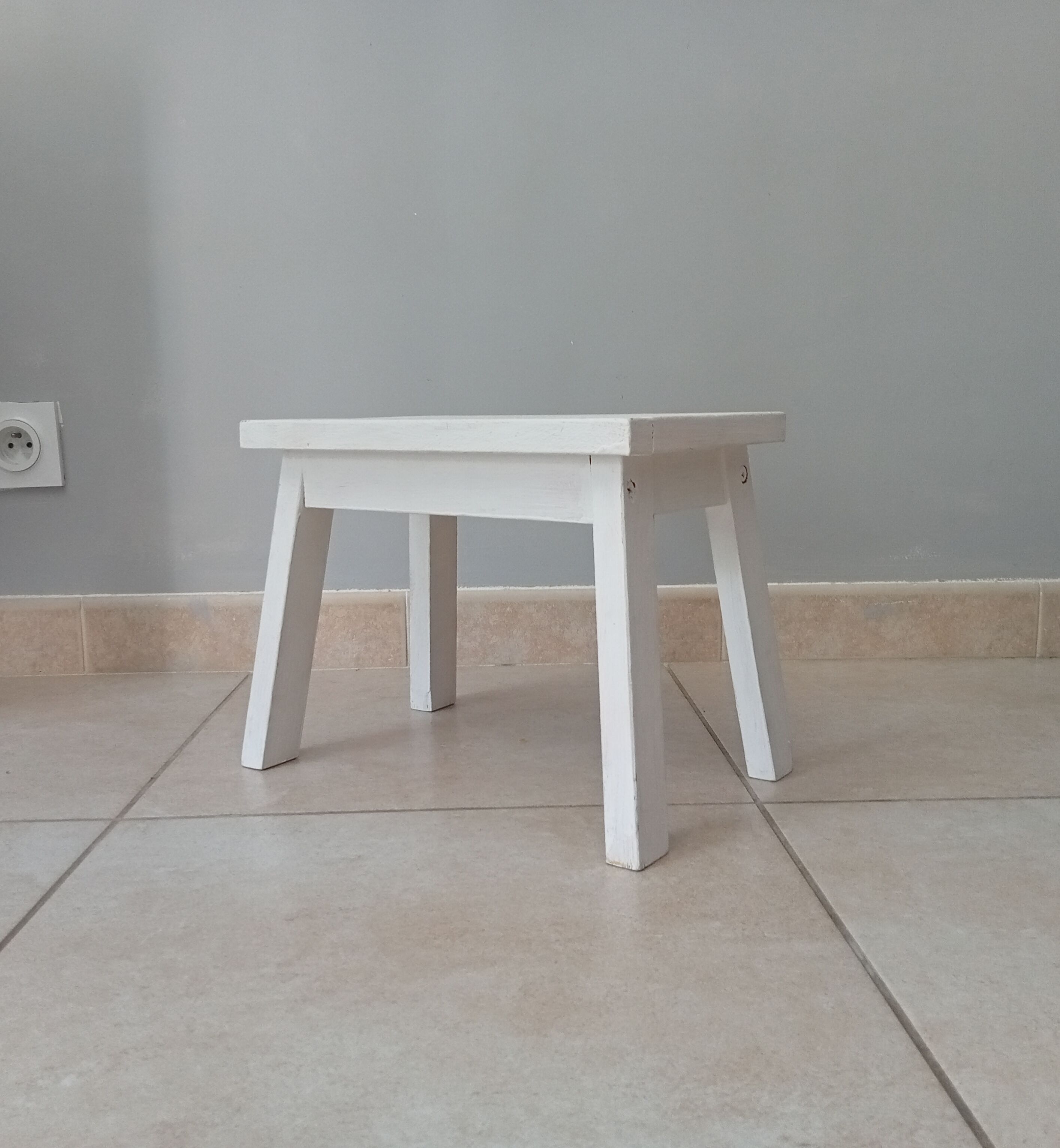 Vintage plant carry stool