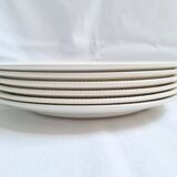 Vintage pink/red dinner plates