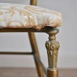Hollywood regency chiavarine side chairs, 1950s, set of 2