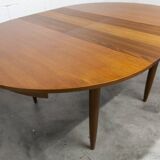 1968 transformable teak table in impeccable condition