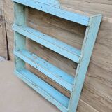 Teak wall shelf
