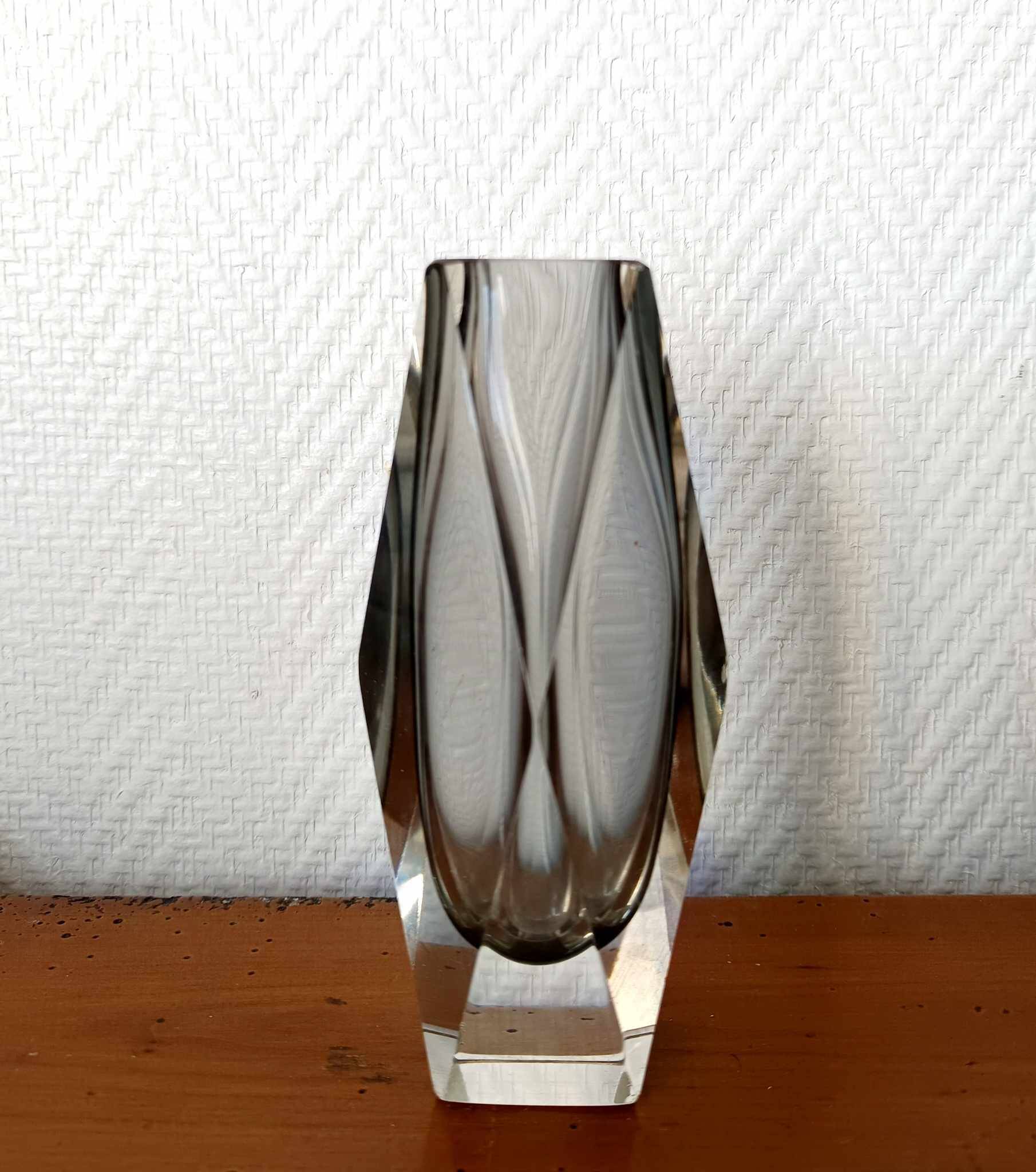 Soliflore vase sommerso Murano 1960