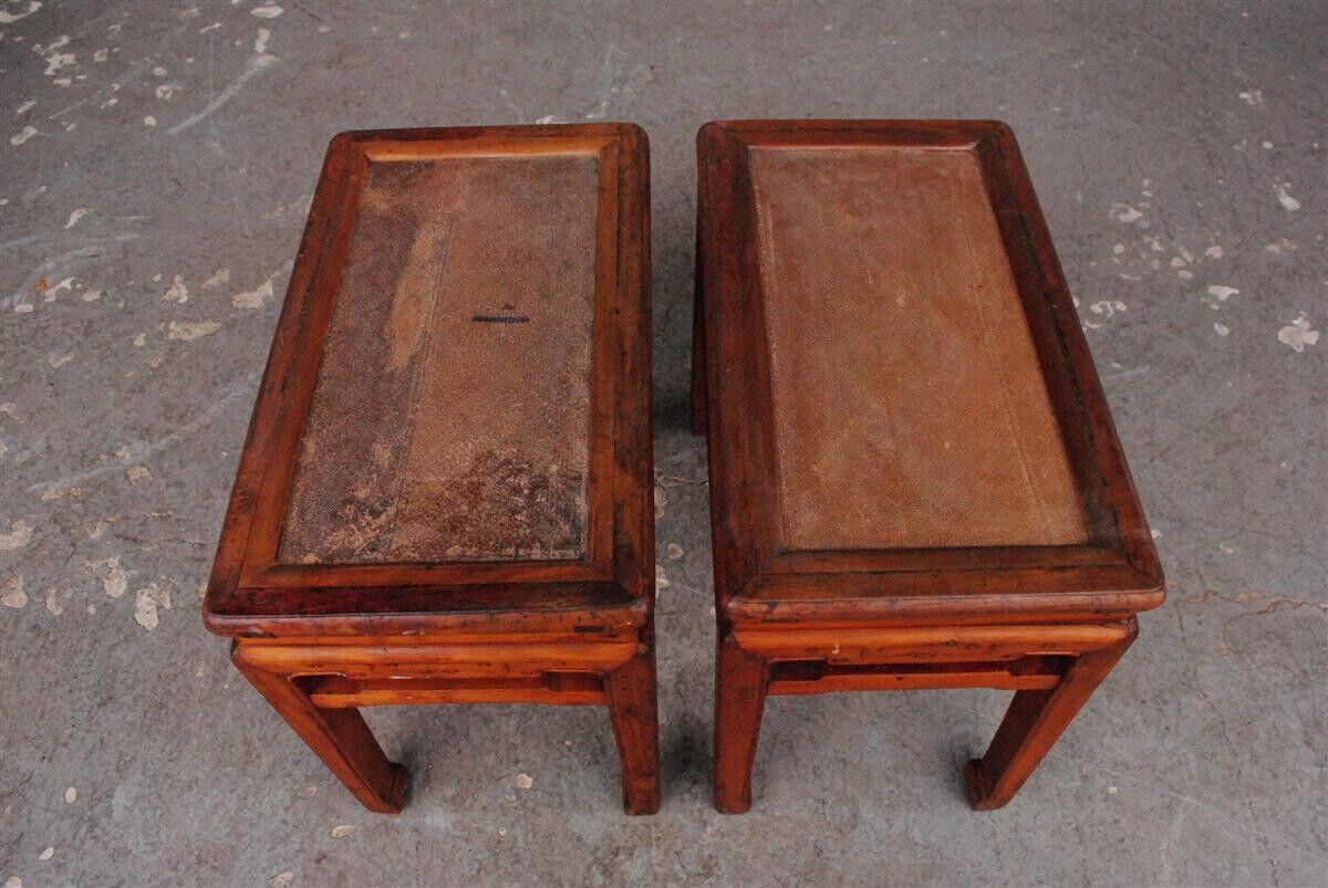 Pair of Chinese regional time stool XIX