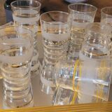 Set de 8 verres à eau 50's