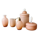 Old opaline toiletries