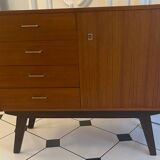 Vintage sideboard with compass feet