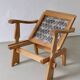 2 carved pine lounge chairs | Scandinavia | 1970s