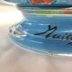 Cup "Noémie" Val Saint Lambert – Art Deco, handcrafted painting