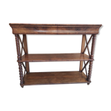 Nineteenth century walnut console