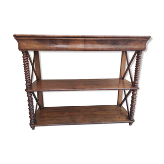 Console en noyer XIX ème