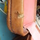 Vintage leather suitcase