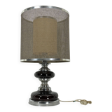 Space age Table lamp in chrome and lacquer. Italy 1970s