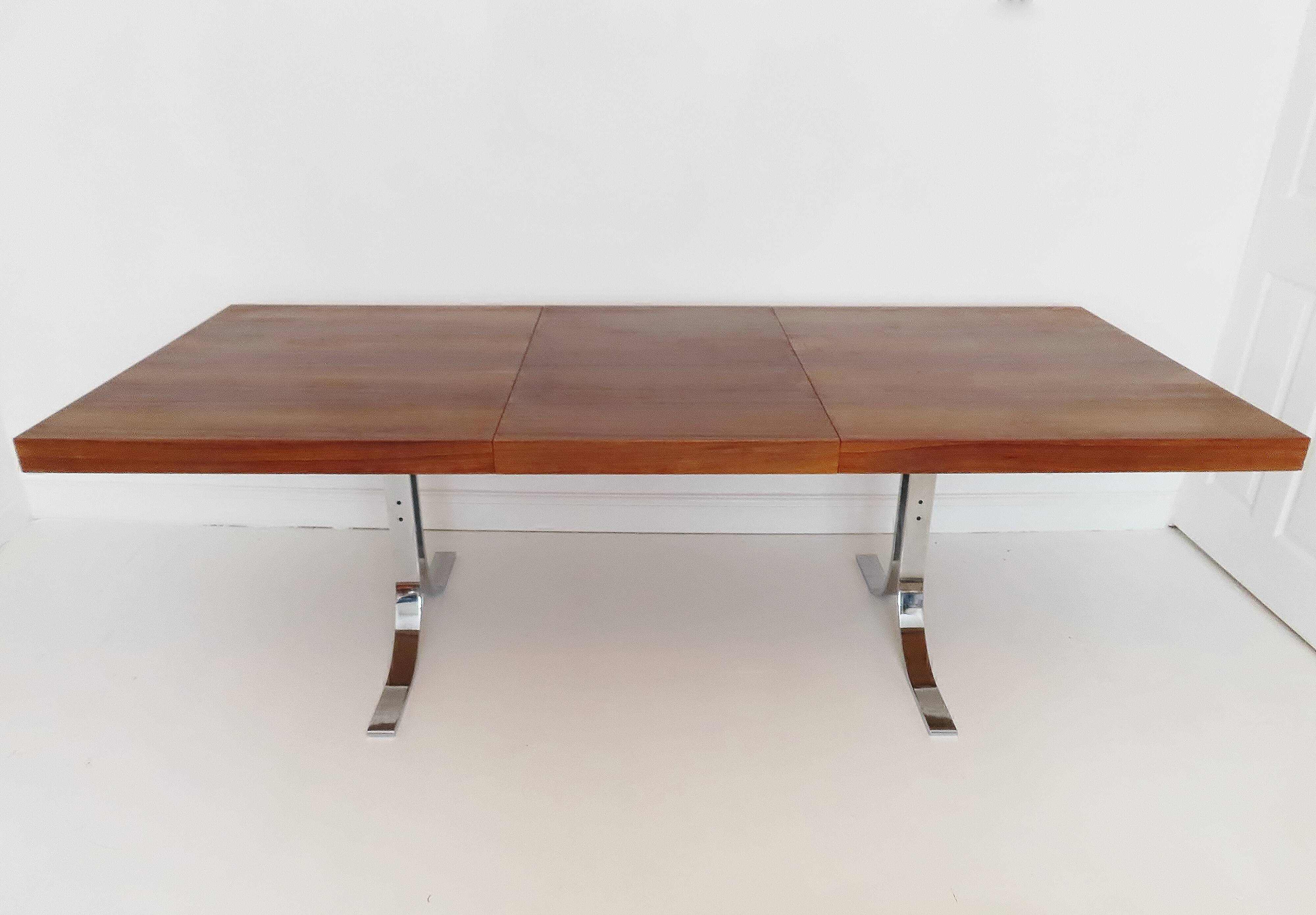Rosewood Extending Dining Table By Milo Baughman For Thayer Coggin