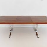 Rosewood Extending Dining Table By Milo Baughman For Thayer Coggin