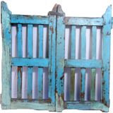 Ancient Burmese teak port