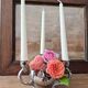Silver-plated flower holder, vase, centrepiece.